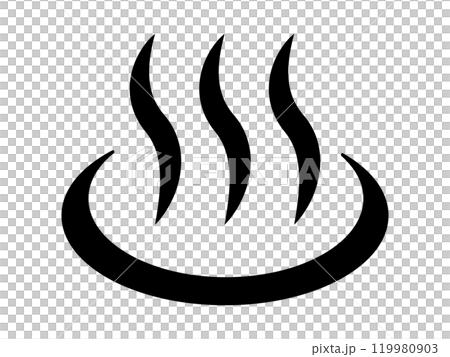 温泉マークのアイコン 温泉マークのアイコン 119980903