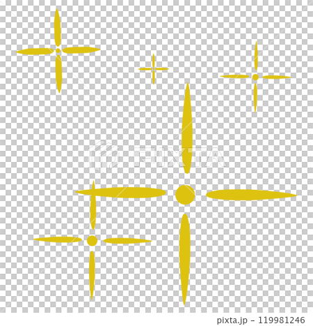 黃色十字閃光 119981246