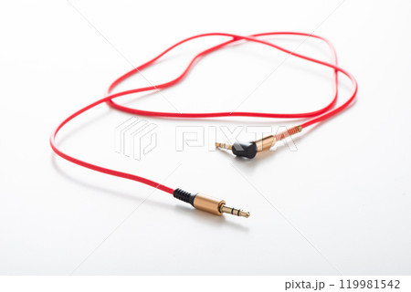 Red AUX cable 119981542