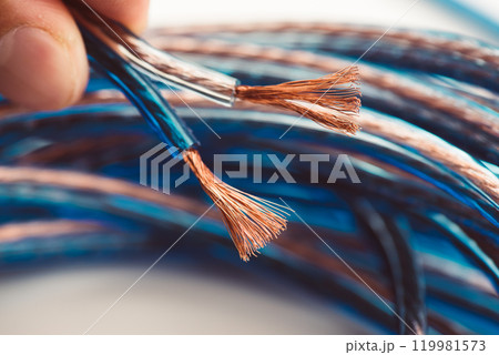 Transparent speaker wire Transparent speaker wire 119981573