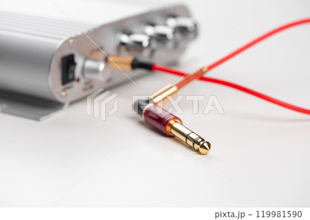 Red AUX cable 119981590