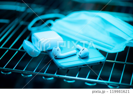 UV light sterilization 119981621