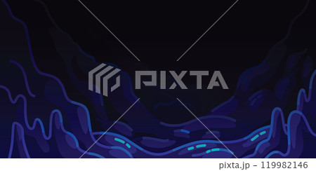 Background Deep Sea Cartoon Ocean Trench 119982146
