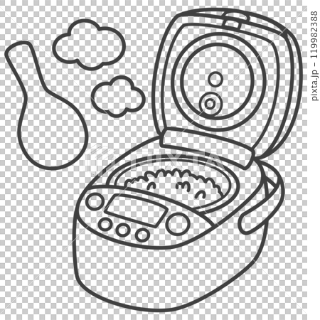 炊飯器（炊き上がり） 119982388