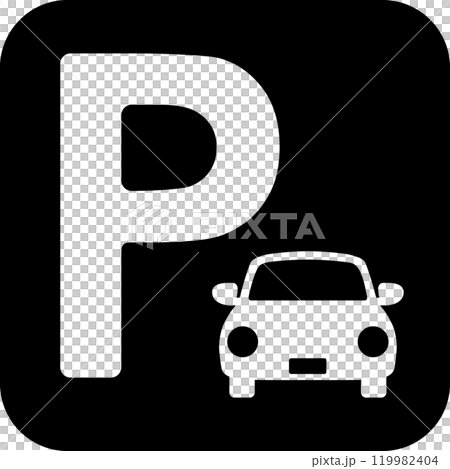 停車標誌標誌 119982404