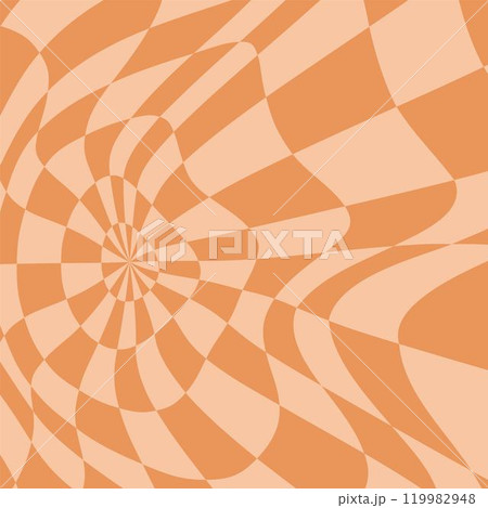 Psychedelic checkerboard poster 119982948