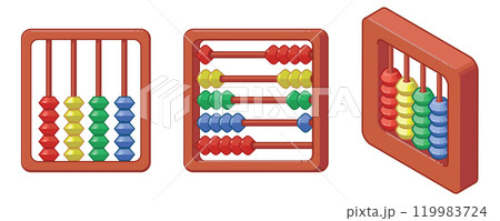 Abacus Traditional Counting Calculator Mathematical Learning 119983724