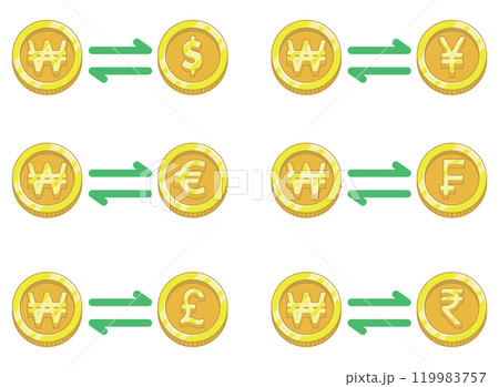 Coin International Foreign Exchange Won Korean Coin International Foreign Exchange Won Korean 119983757