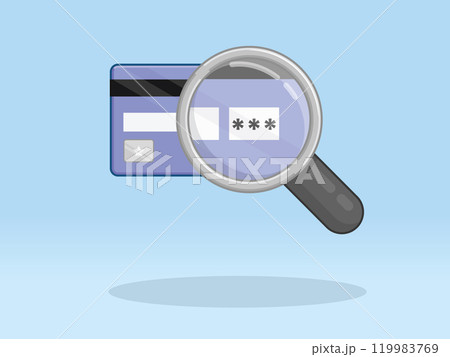 Credit Card Magnifier CVV Back Code 119983769