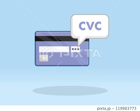 Credit Card Verification Code CVC Number 119983773