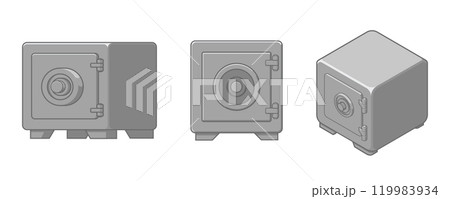 Safe Deposit Box Bank money locker 119983934