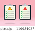 To Do List Triangle Warning Notice 119984027