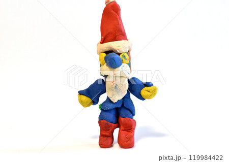 Santa Claus plasticine toy. Santa Claus plasticine toy. 119984422