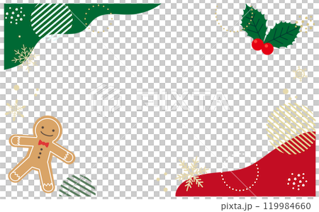 Christmas cute vector illustration background material 119984660