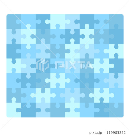 連結したジグソーパズルのピース 119985232