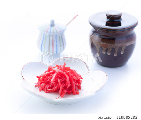 刻み紅生姜 （ 紅生姜の千切り ） 119985282