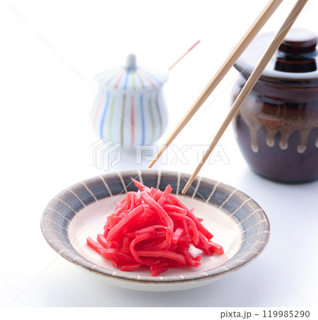 刻み紅生姜 （ 紅生姜の千切り ） 119985290