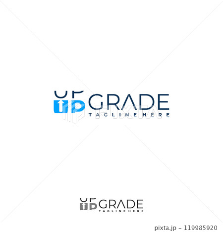 Letter Upgrade logo simple modern concept for your company 119985920