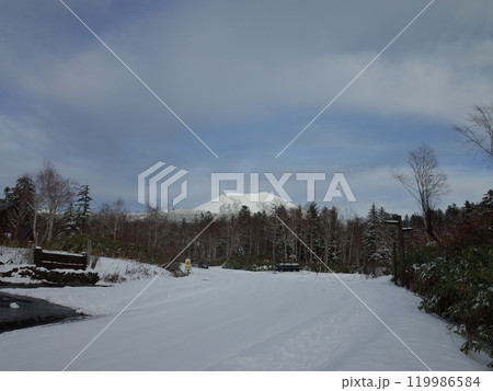 雪の旭岳の風景_大雪山 雪の旭岳の風景_大雪山 119986584
