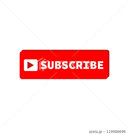 Subscribe button icon. Vector illustration. Business concept subscribe pictogram. Subscribe button icon. Vector illustration. Business concept subscribe pictogram. 119986696