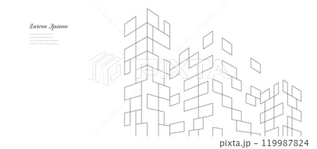 幾何学 抽象 建築 テクノロジー ビジネス 背景 幾何学 抽象 建築 テクノロジー ビジネス 背景 119987824