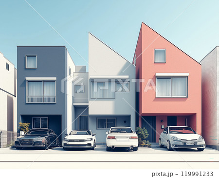 モダンな家のイメージ 119991233