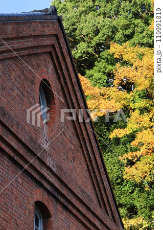 赤レンガ倉庫と紅葉 赤レンガ倉庫と紅葉 119991819