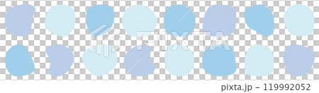 Shapes Blue Light Blue Set Simple Abstract Shapes Shapes Blue Light Blue Set Simple Abstract Shapes 119992052