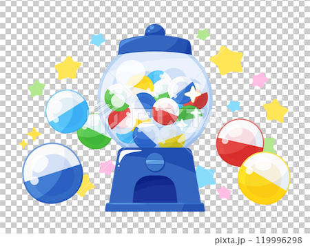 獲獎膠囊玩具的插圖 119996298