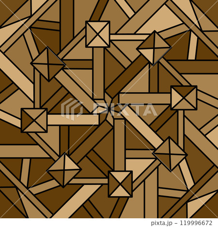 Colorful pattern. template for murals, wallpapers, roasters, covers and interior design. Mosaic of colored harmonious shapes 119996672