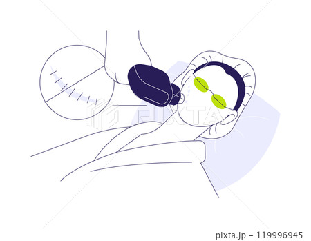 Scar revision abstract concept vector illustration. 119996945