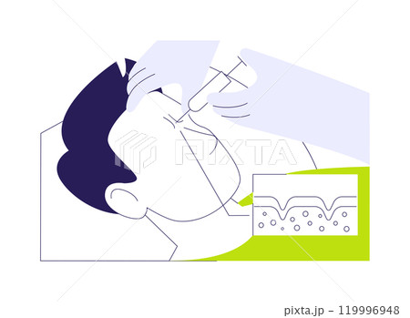 Injectable fillers abstract concept vector illustration. 119996948