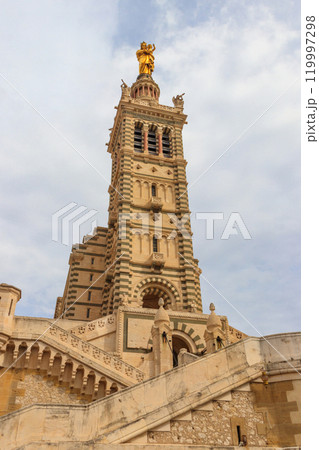 Basilica of Notre Dame de la Garde in Marseille, France 119997298