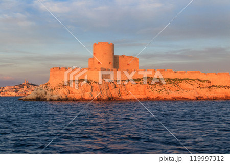 View of Chateau d'If (If castle), a former royal prison, in Marseille, France View of Chateau d'If (If castle), a former royal prison, in Marseille, France 119997312