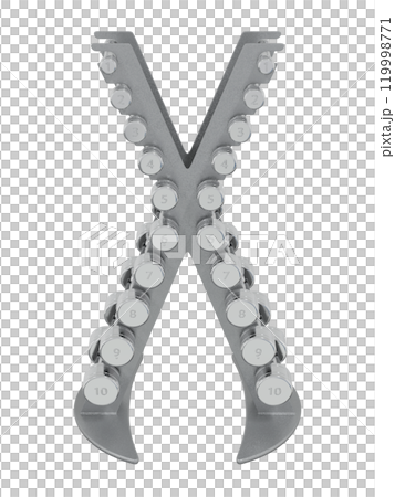 Gym Dumbbell rack, a stand for weightlifting gym equipment with different size and weight dumbbells, isolated on white background. 3D illustration Gym Dumbbell rack, a stand for weightlifting gym equipment with different size and weight dumbbells, isolated on white background. 3D illustration 119998771