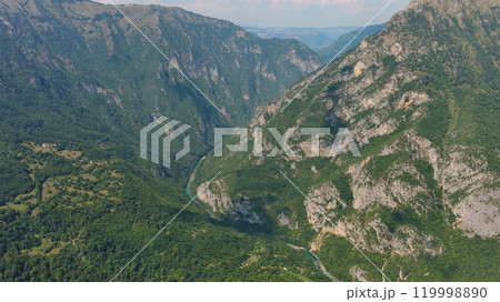 Tara River canyon and mountains Tara River canyon and mountains 119998890