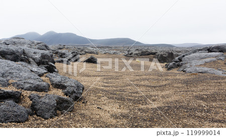Central Iceland landscape along the road to Askja 119999014