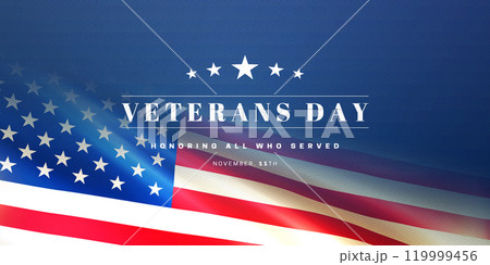 Happy Veterans day celebration in the United States of America 119999456