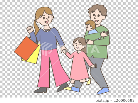 喜歡購物的家庭 120000595