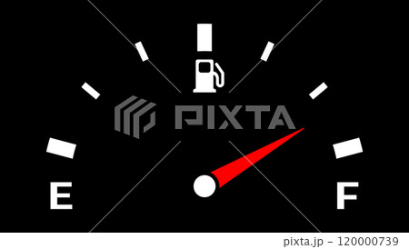 Fuel tank gauge icon. Vector illustration 120000739