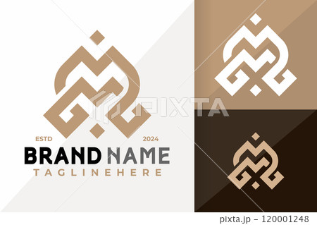 Letter M Crown Logo Icon Vector Design. Creative simple logos designs illustration 120001248