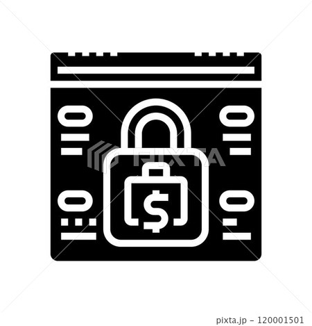 fixed expenses budget planning glyph icon vector illustration fixed expenses budget planning glyph icon vector illustration 120001501