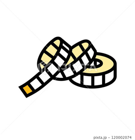 tape measure dressmaking fashion color icon vector illustration tape measure dressmaking fashion color icon vector illustration 120002074