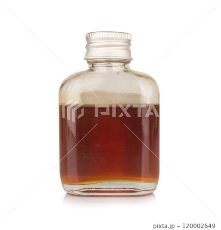 Liquid medicine isolated on white background Liquid medicine isolated on white background 120002649