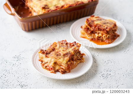 取り分けたラザニア 120003243