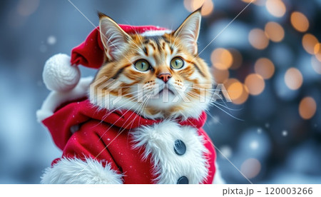 サンタ猫/クリスマス衣装 120003266