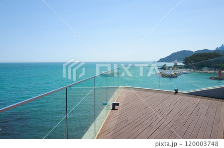 Serene seaside terrace with scenic ocean view 120003748
