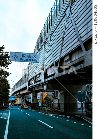 都心の交通 山手通りと首都高 豊島区から板橋区の区界 2024.10 ライトカラー 都心の交通 山手通りと首都高 豊島区から板橋区の区界 2024.10 ライトカラー 120004005