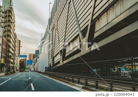 都心の交通 山手通りと首都高 板橋区から豊島区の区界 2024.10　フィルム調 120004041