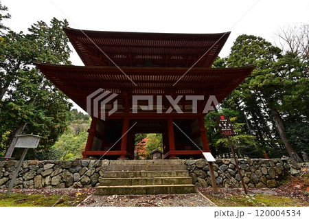 秋の光明寺二王門 秋の光明寺二王門 120004534